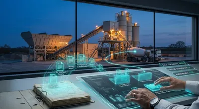 Control en tiempo real en plantas de hormigón